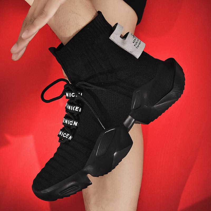 Wedding Supply Online Store - Plus Size Hightop High-soled Men Sport