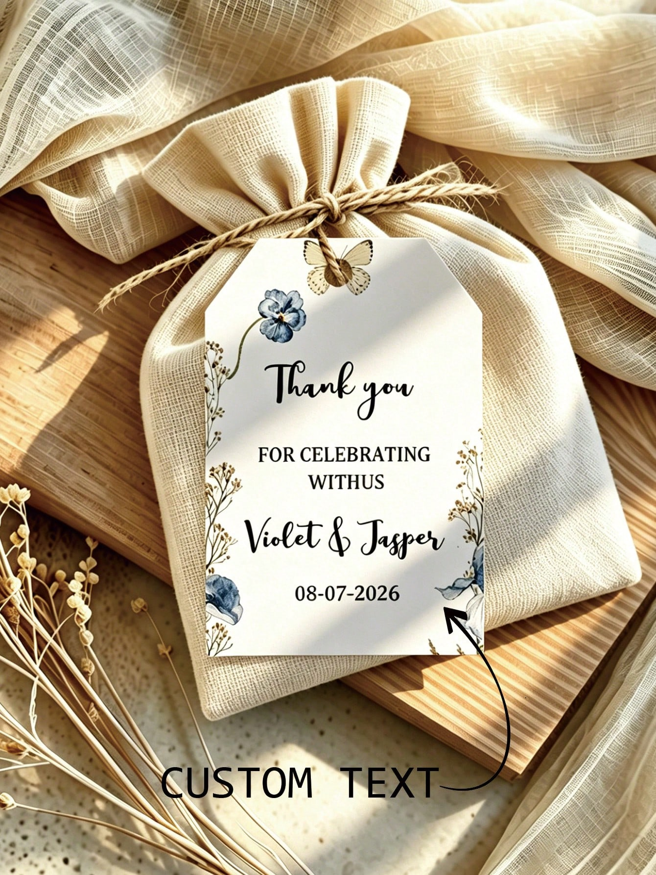 Wedding Souvenir - Customized Gift Tags Personalized Wedding Labels