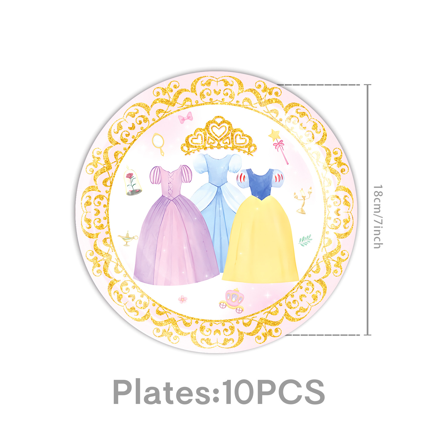 Princess Dress Girls Birthday  - Confetti Balloon Set incelemesi ve fiyatı