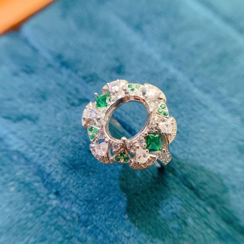 8mm*10mm 925 Silver Semi Mount - Supplier Wedding incelemesi ve fiyatı