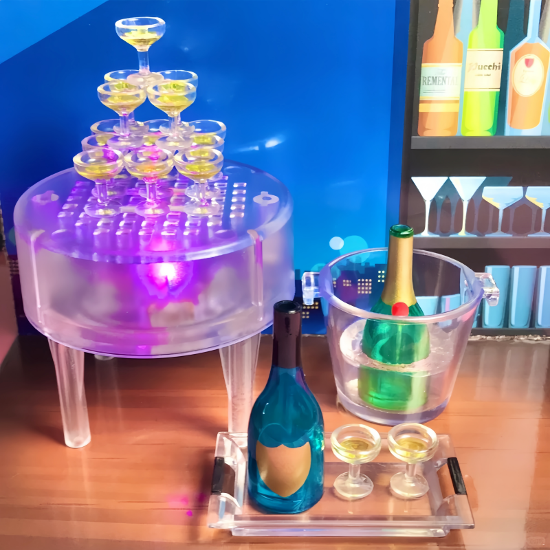 Epoch Tarlin Lighted Miniature - Champagne Tower Set incelemesi ve fiyatı