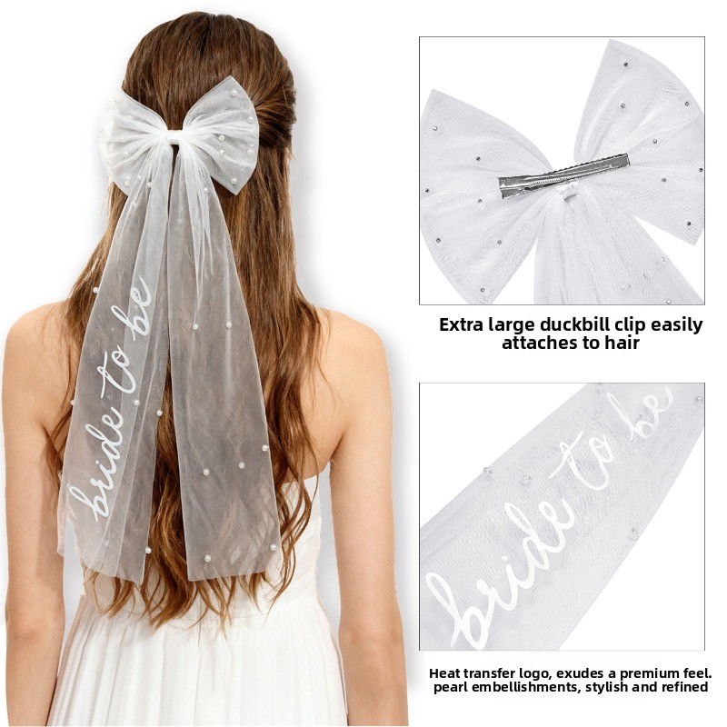 Bride To Be Bow Veil - Bachelo - Wedding Supply List incelemesi ve fiyatı