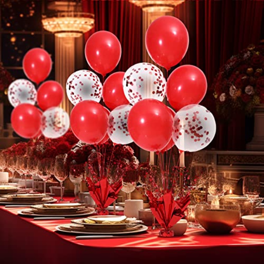 6 Set Christmas Table Balloons - Confetti Balloon Set incelemesi ve fiyatı