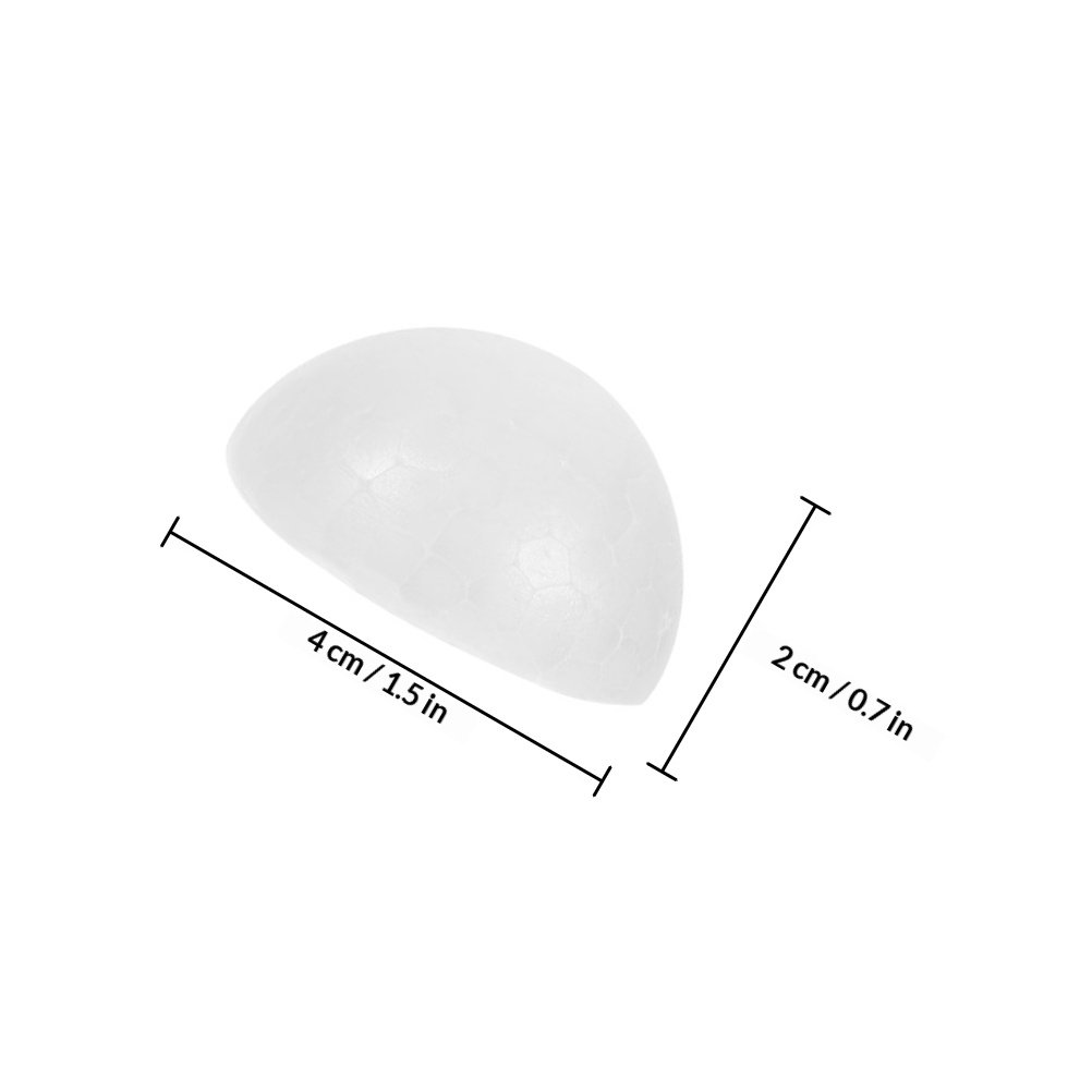 100Pcs White Foam Half Balls H - Wedding Floral Supply incelemesi ve fiyatı