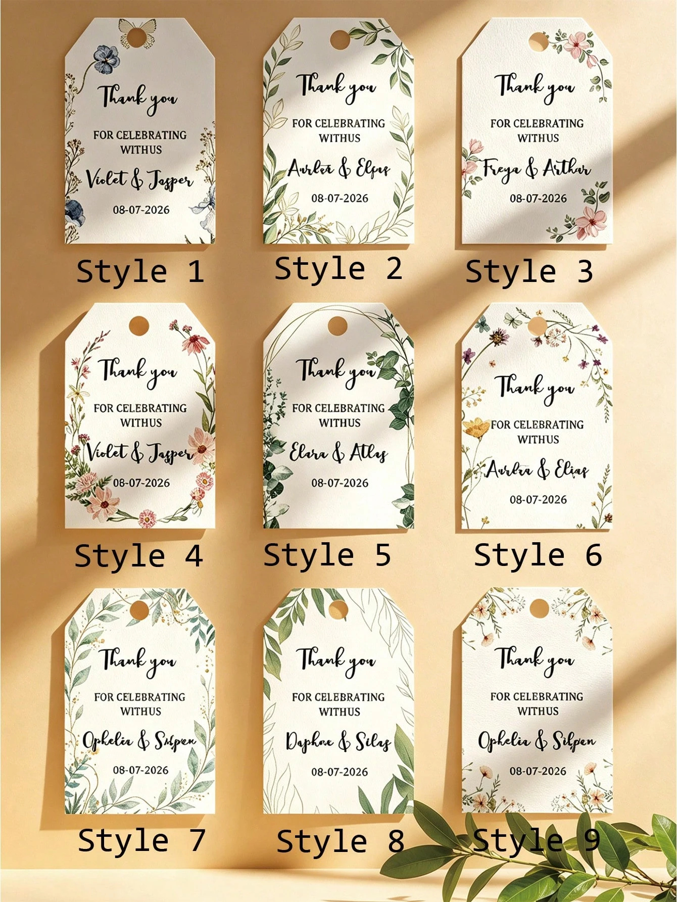 Customized Gift Tags Personali - Wedding Souvenir incelemesi ve fiyatı