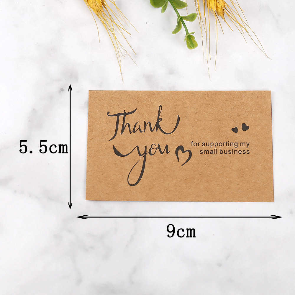 50pcs Thank You Cards Kraft Pa - Wedding/Event Supply Store incelemesi ve fiyatı