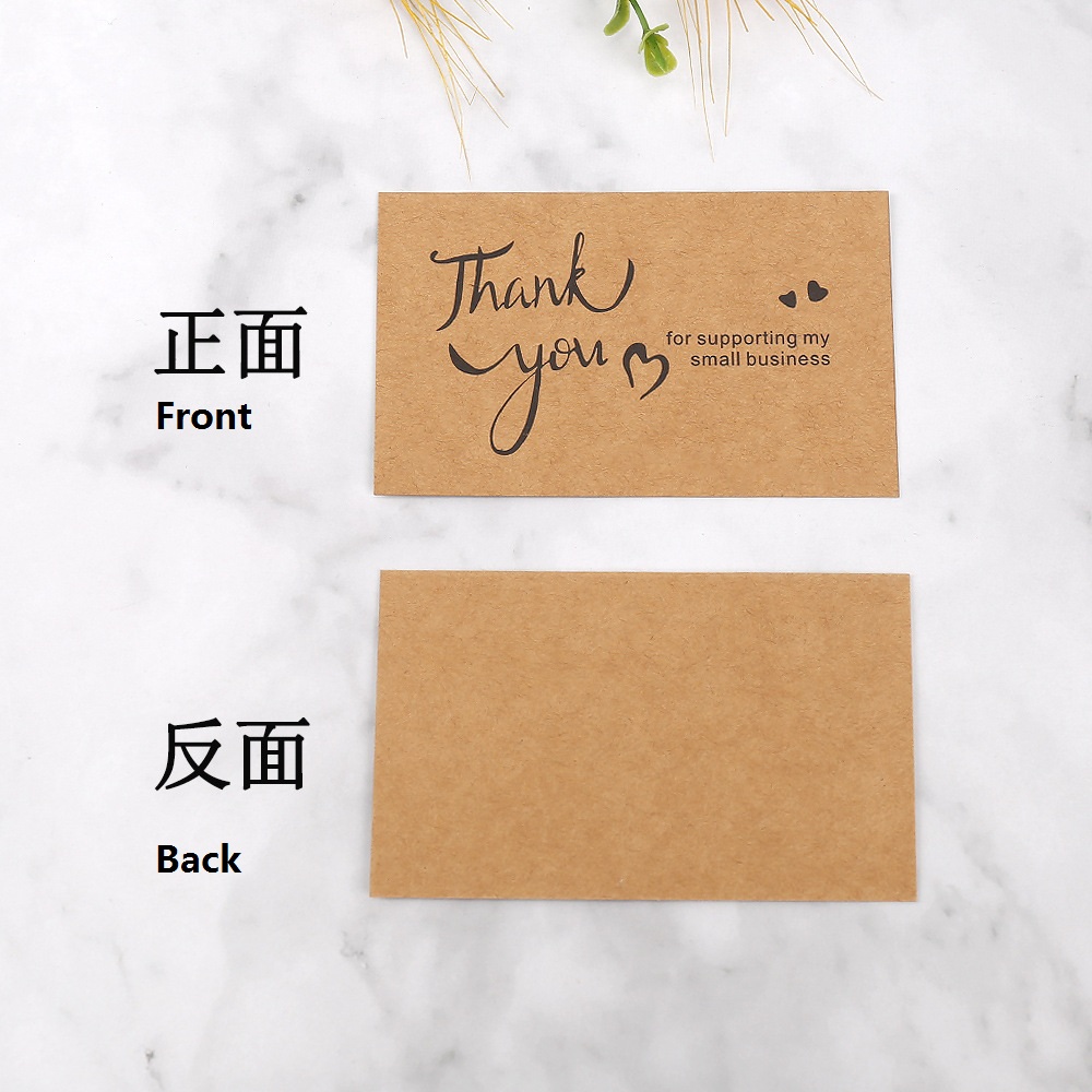 50pcs Thank You Cards Kraft Pa - Wedding/Event Supply Store incelemesi ve fiyatı