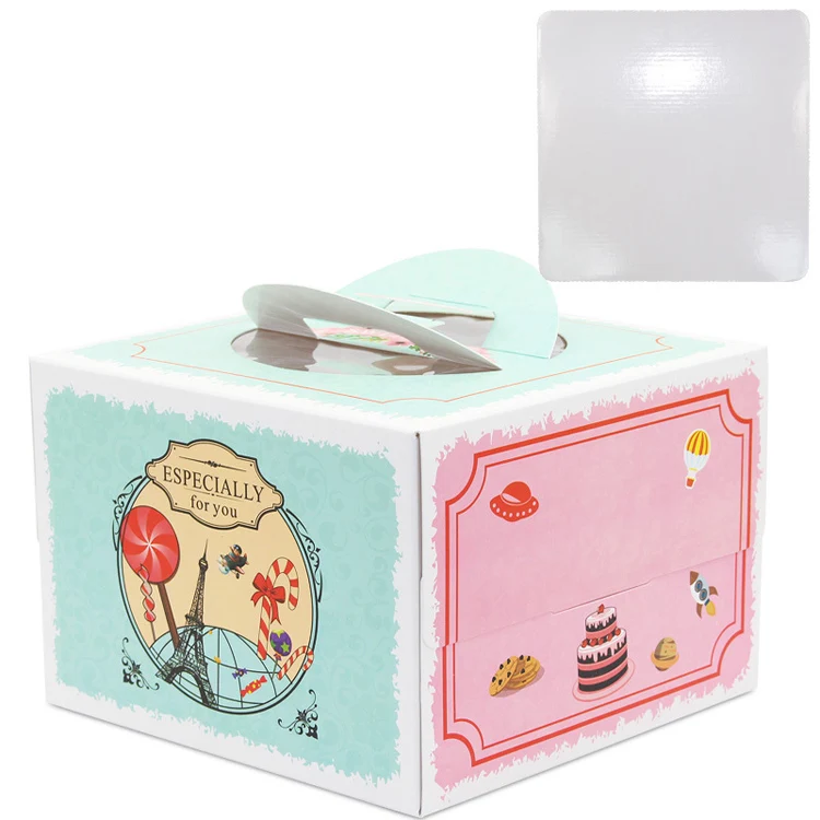 5pcs 8inch cake box with windo - Supplier Wedding incelemesi ve fiyatı