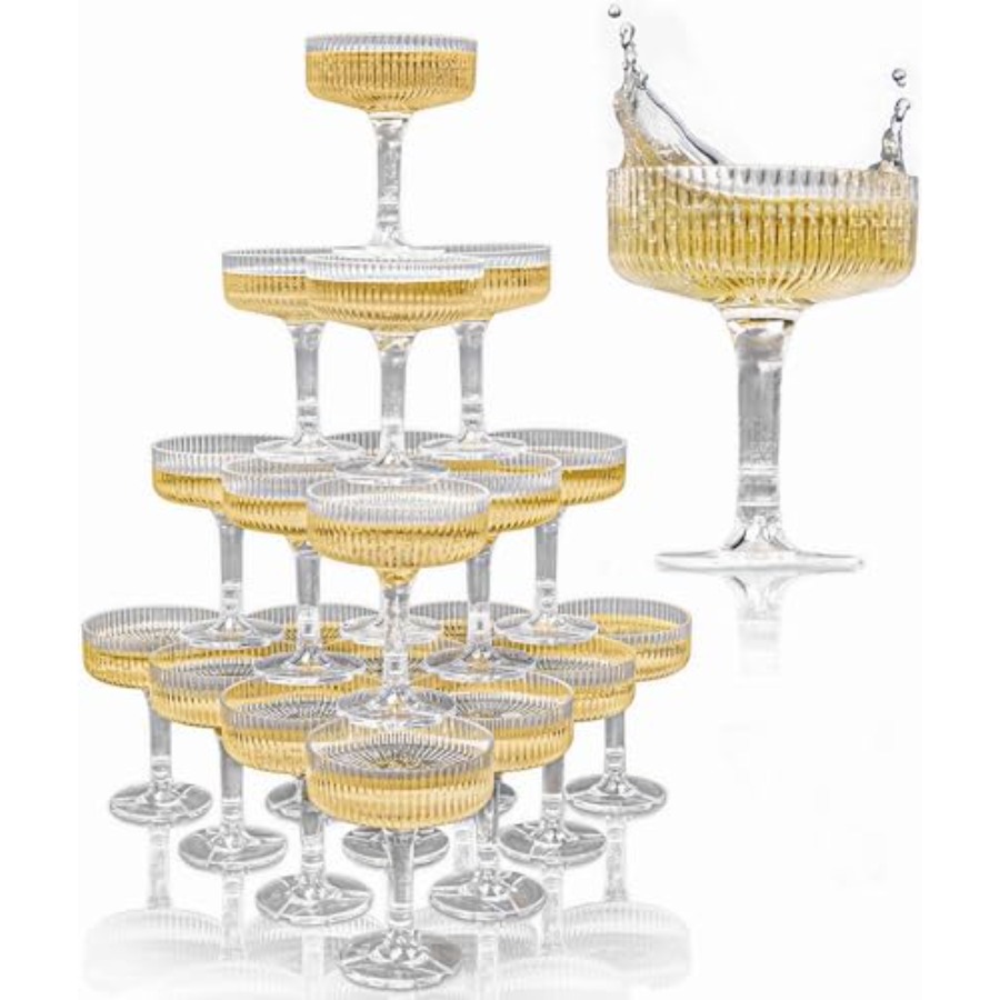 PLASTIC Champagne Tower 21-Pie - Champagne Tower Set incelemesi ve fiyatı