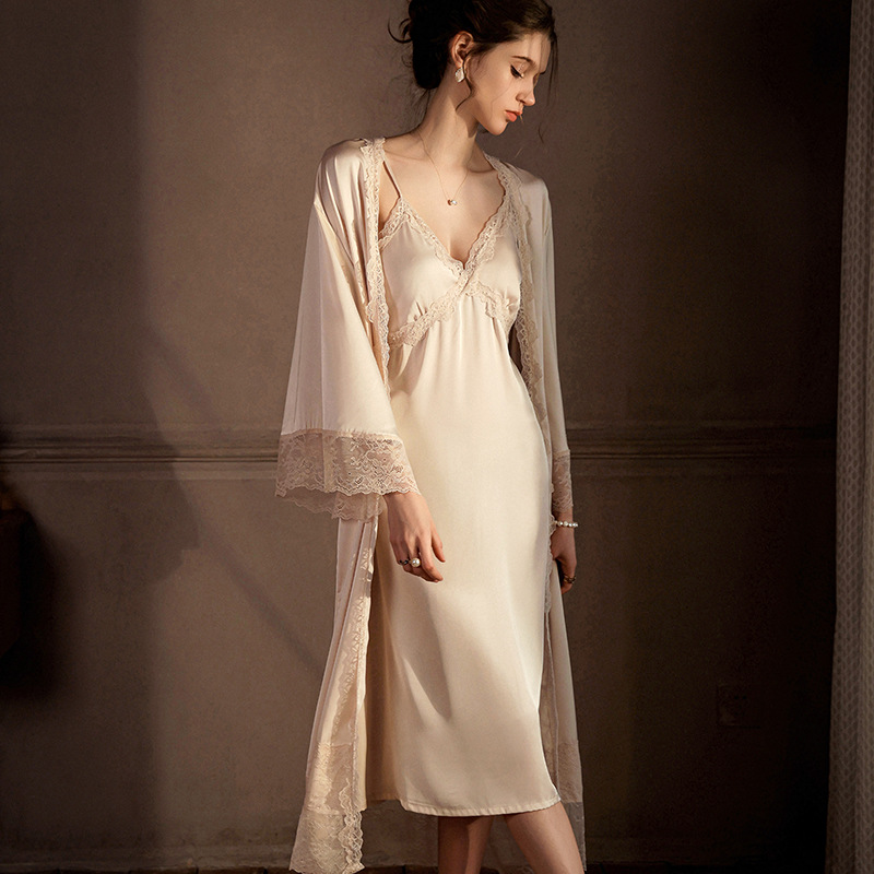 Elegant Long Robe Set Women's  - Wedding Qw incelemesi ve fiyatı