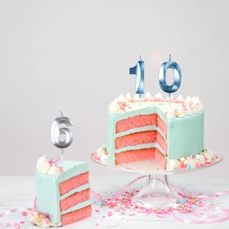 Blue Number Cake Candles 0 1 2 - Unity Candle Set incelemesi ve fiyatı