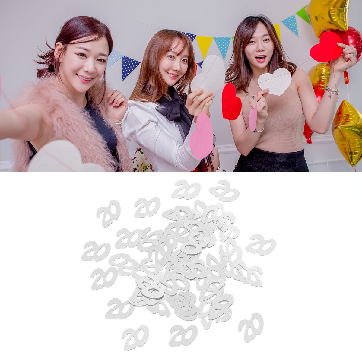 1200Pcs Premium Number Confett - Wedding Supply Company incelemesi ve fiyatı