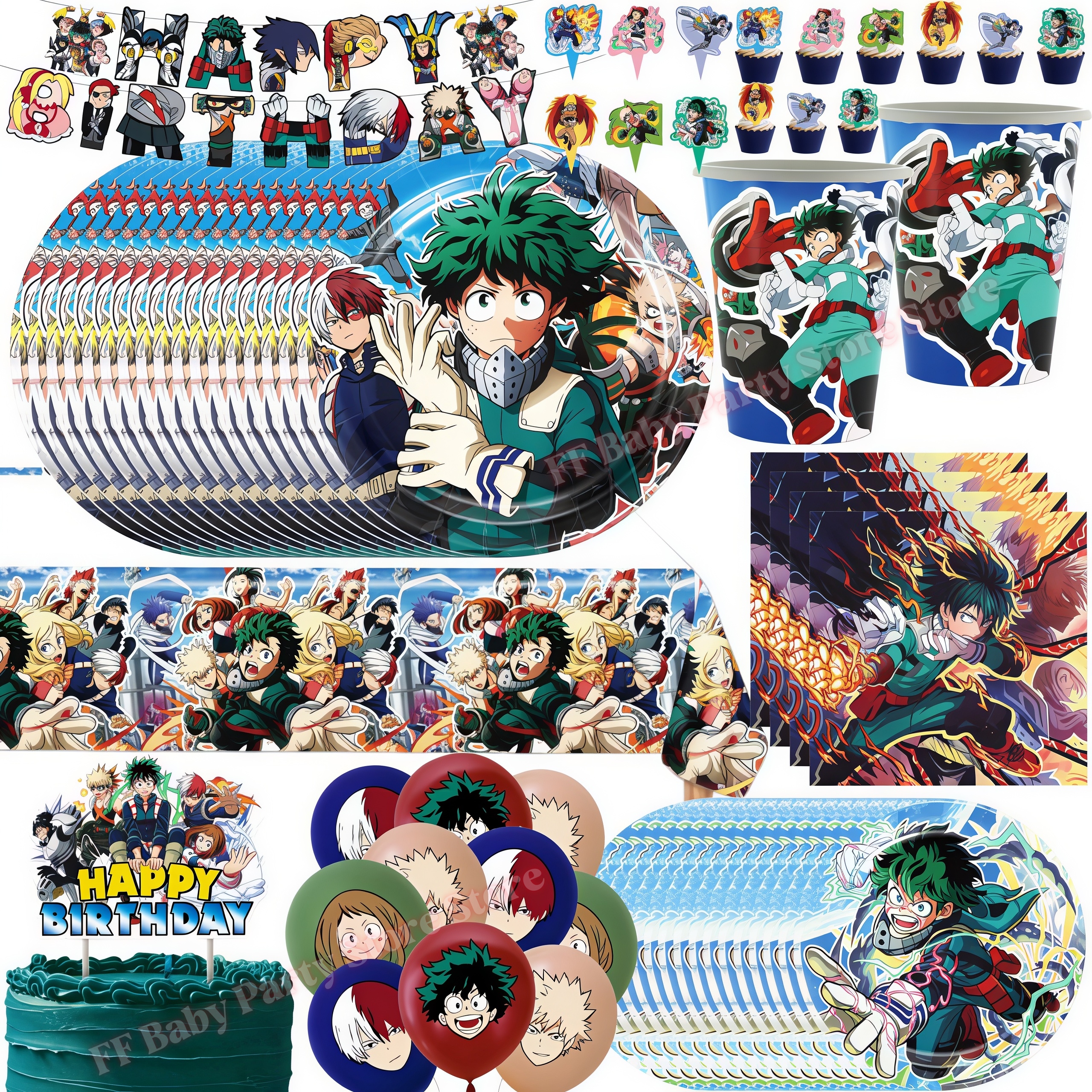 My Heroed Academia Birthday Pa - Confetti Balloon Set incelemesi ve fiyatı