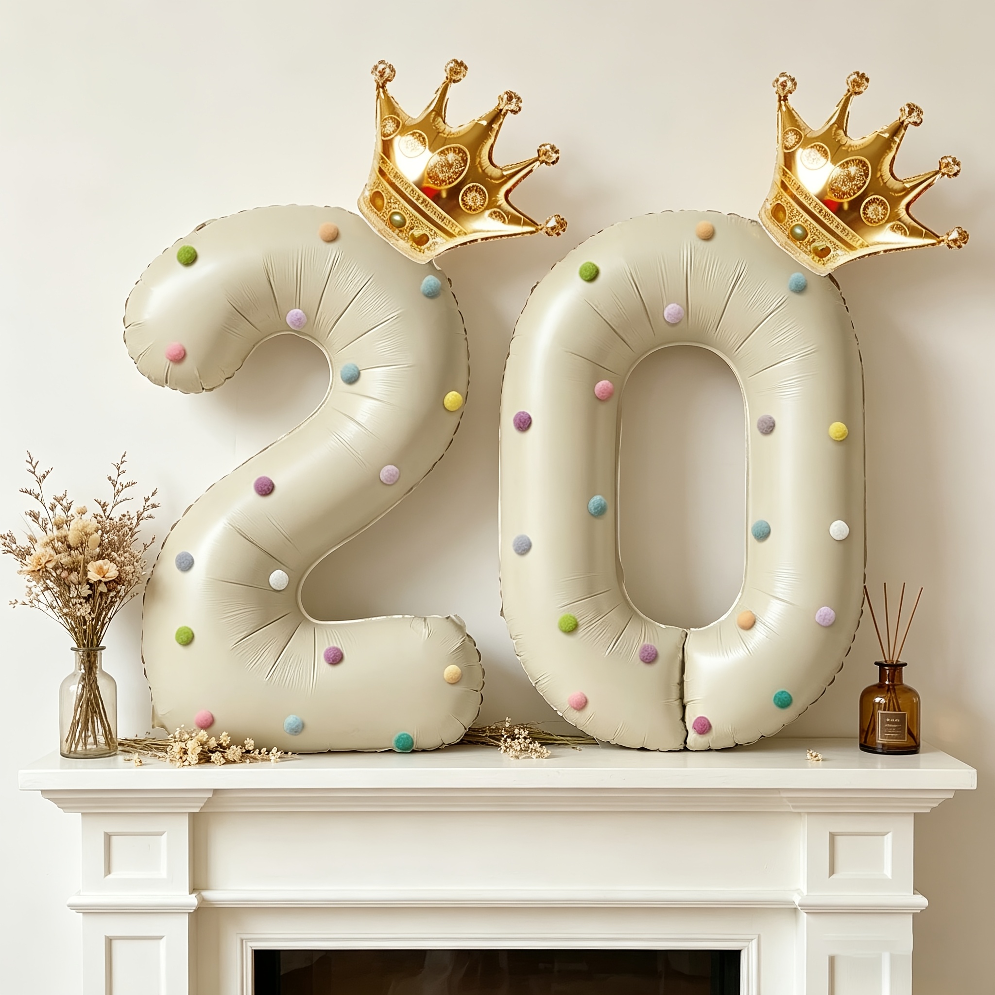 Large 40inch Cream-Colored Num - Wedding/Event Supply Store incelemesi ve fiyatı