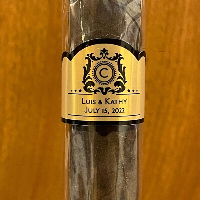 Custom Gold Foil Wedding Cigar - Wedding Souvenir incelemesi ve fiyatı