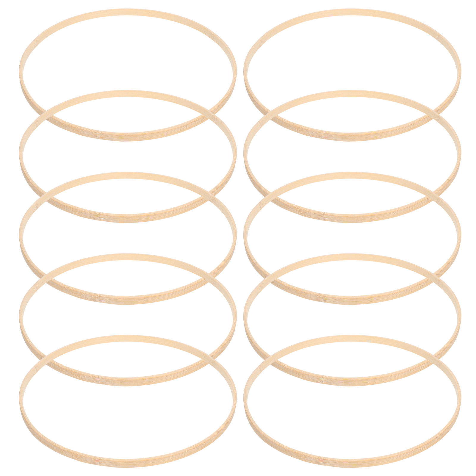 10Pcs Bamboo Floral Hoops 25Cm - Wedding Floral Supply incelemesi ve fiyatı