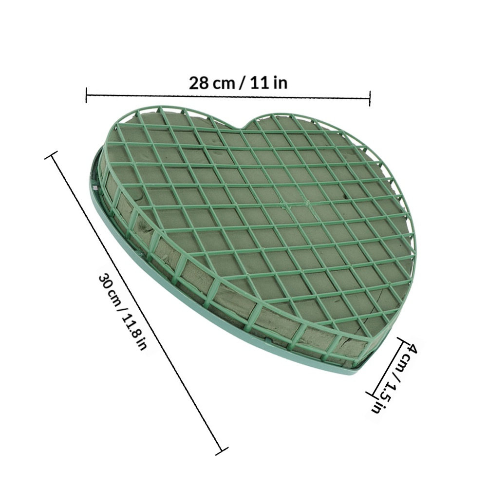 1Set Heart Floral Foam Cage Su - Wedding Floral Supply incelemesi ve fiyatı