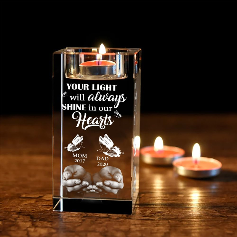 Personalized Photo Crystal Can - Unity Candle Set incelemesi ve fiyatı