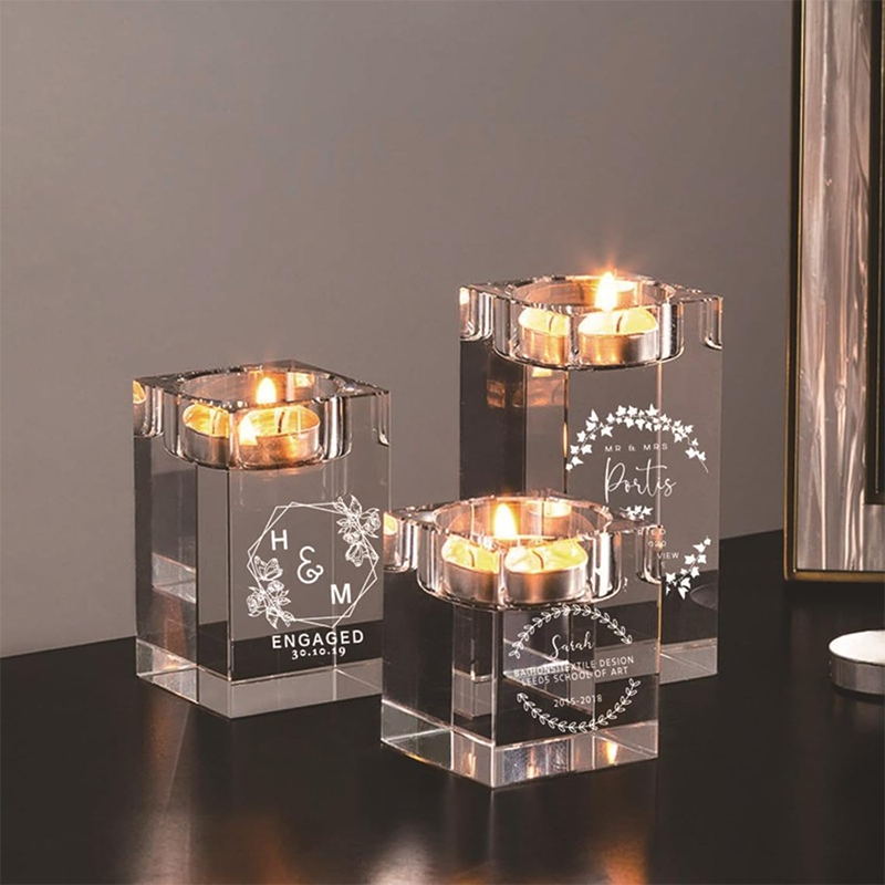 Personalized Photo Crystal Can - Unity Candle Set incelemesi ve fiyatı