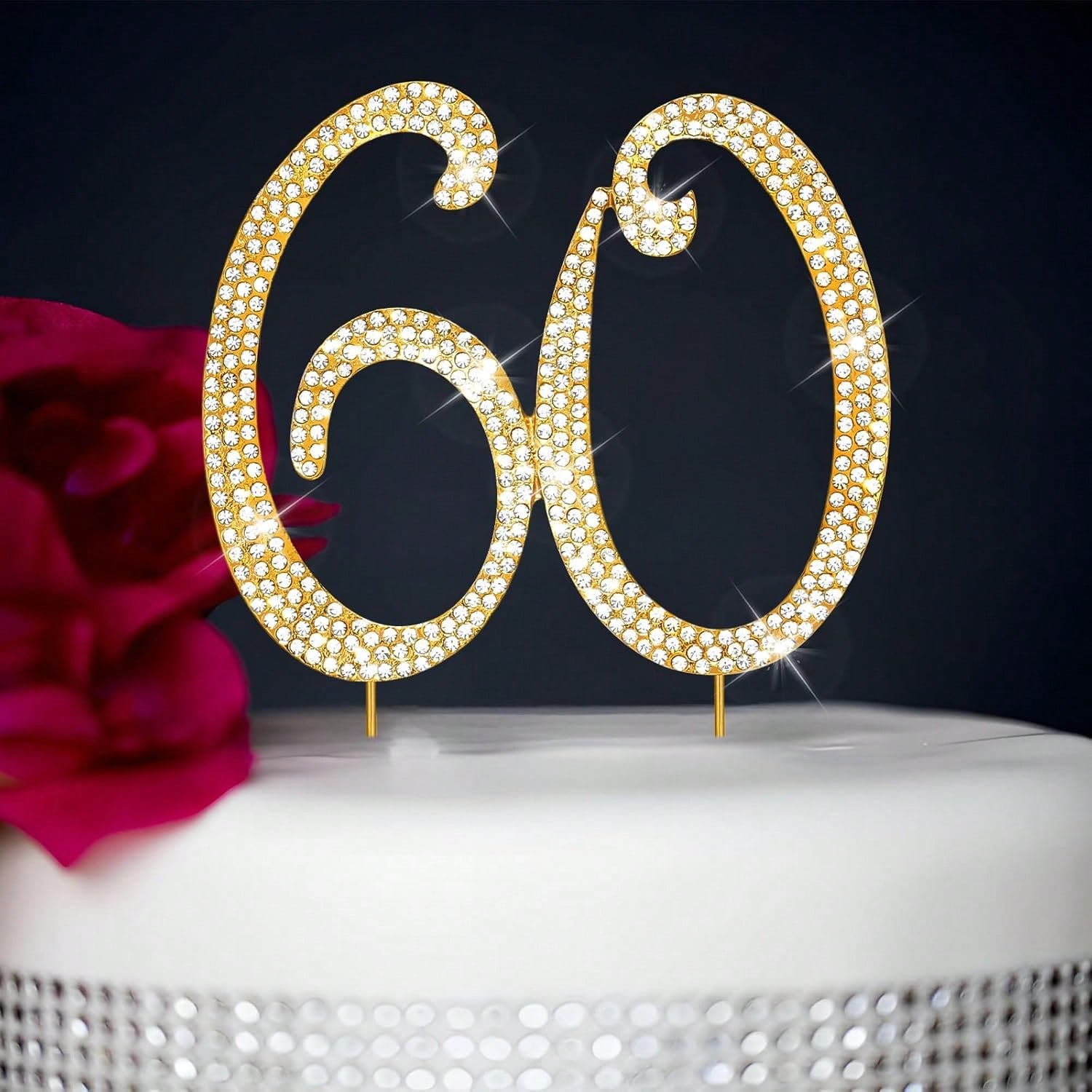 Large Gold Rhinestone Number C - Unity Candle Set incelemesi ve fiyatı