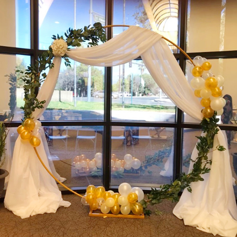 Wedding Arch Stand Round Metal - Confetti Balloon Set incelemesi ve fiyatı