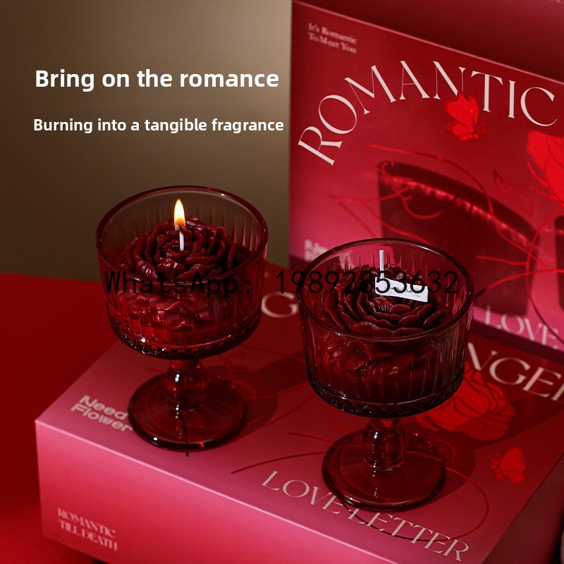 LZ rose scented candle modelin - Wedding Souvenir incelemesi ve fiyatı