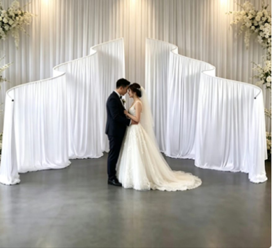 Wave Shape Metal Iron Arch Sta - Wedding/Event Supply Store incelemesi ve fiyatı