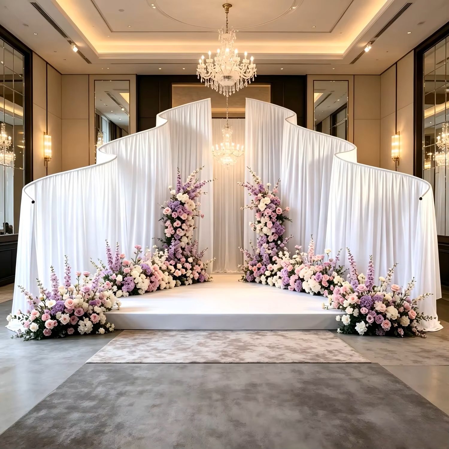 Wave Shape Metal Iron Arch Sta - Wedding/Event Supply Store incelemesi ve fiyatı