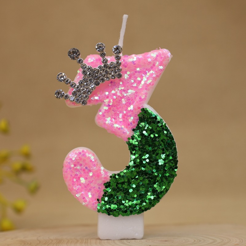 Sparkling Light Green Princess - Unity Candle Set incelemesi ve fiyatı