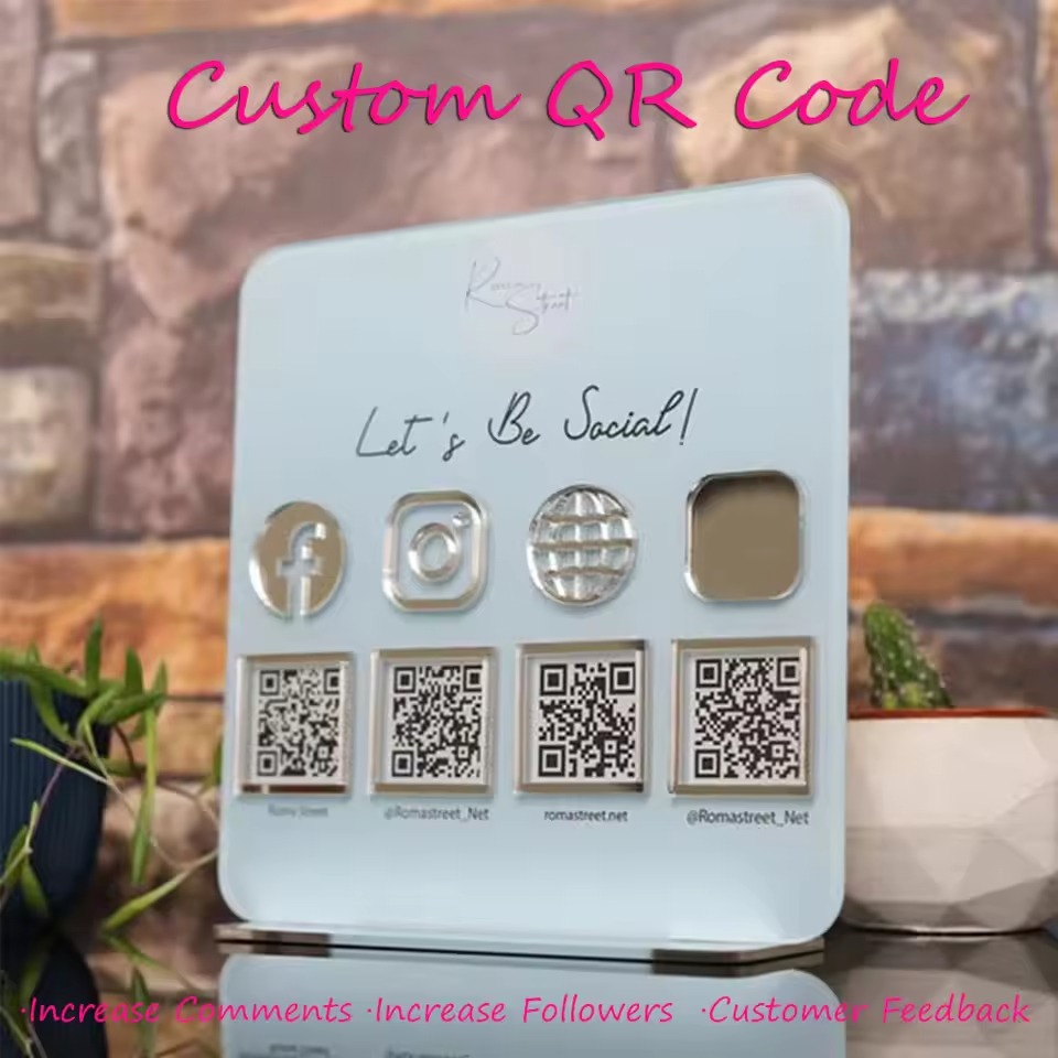 Personalized QR Code Acrylic S - Wedding Solution incelemesi ve fiyatı
