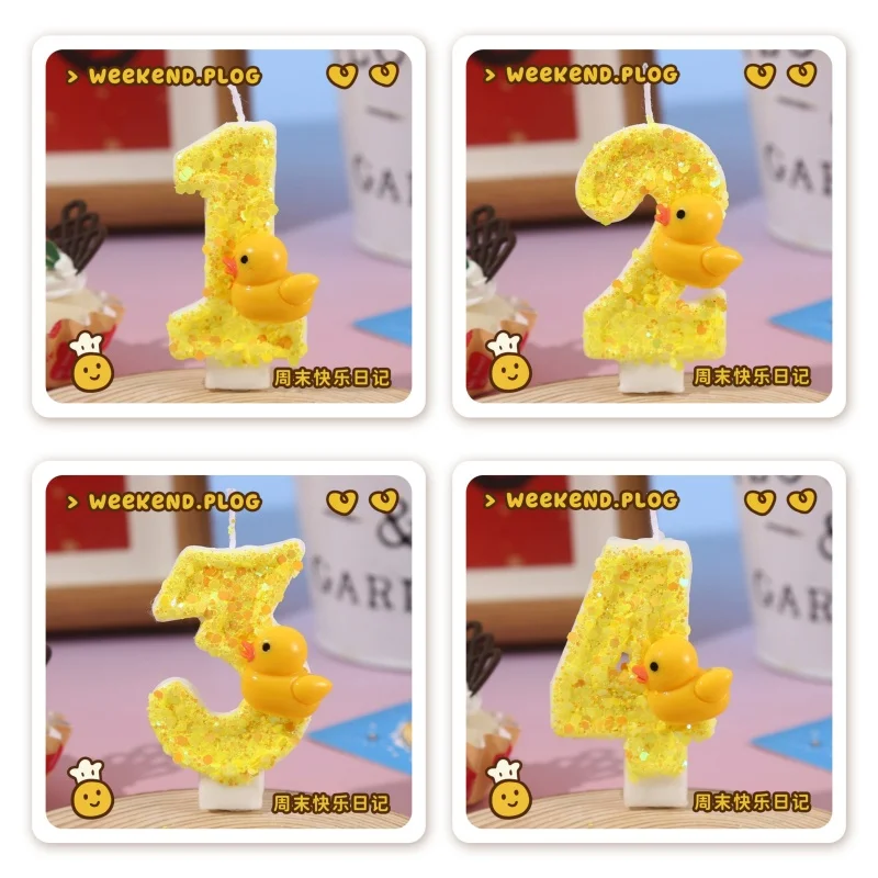 3D Mini Yellow Ducks Theme  Ca - Unity Candle Set incelemesi ve fiyatı