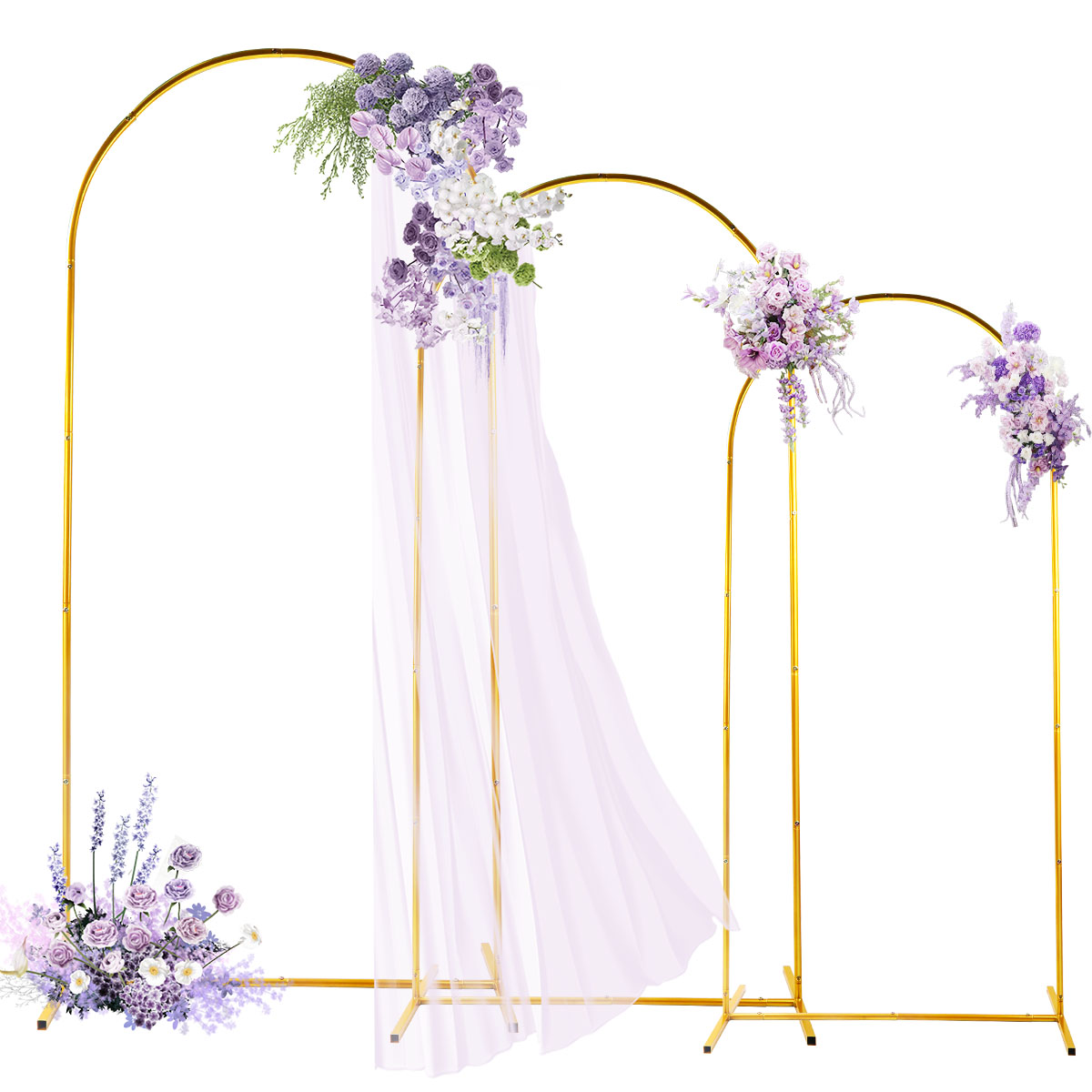 3Pack Golden Metal Arch Kits,  - Confetti Balloon Set incelemesi ve fiyatı
