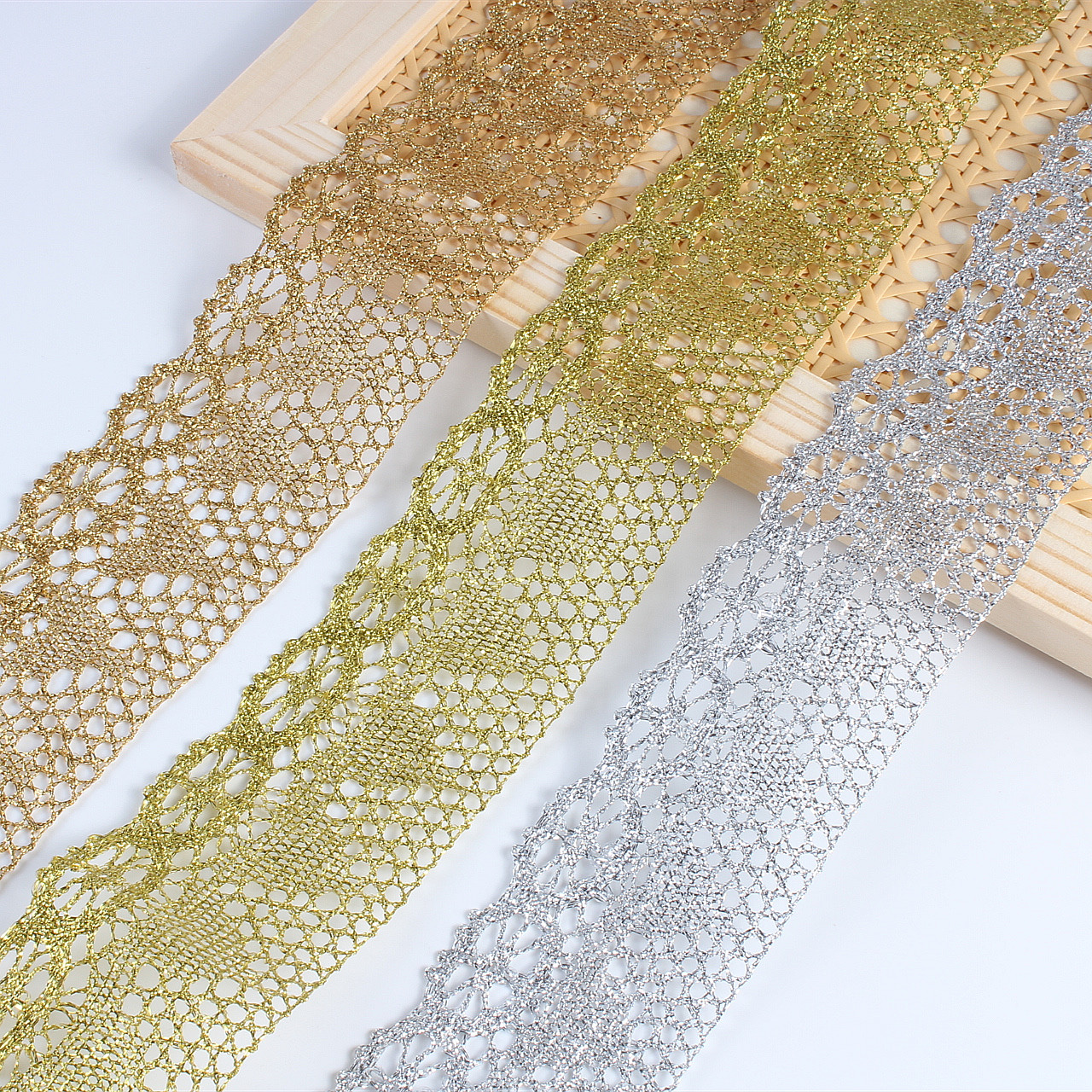 5cm wide, 10yards Gold Thread  - Supplier Wedding incelemesi ve fiyatı