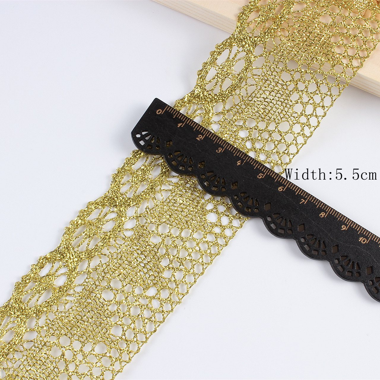 5cm wide, 10yards Gold Thread  - Supplier Wedding incelemesi ve fiyatı